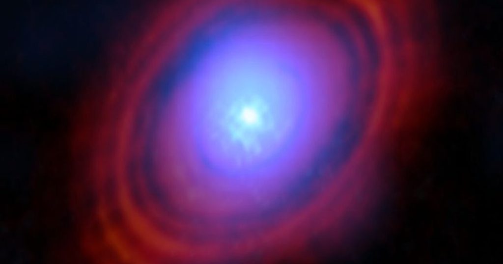 An ocean of water vapor observed through a telescope around a star