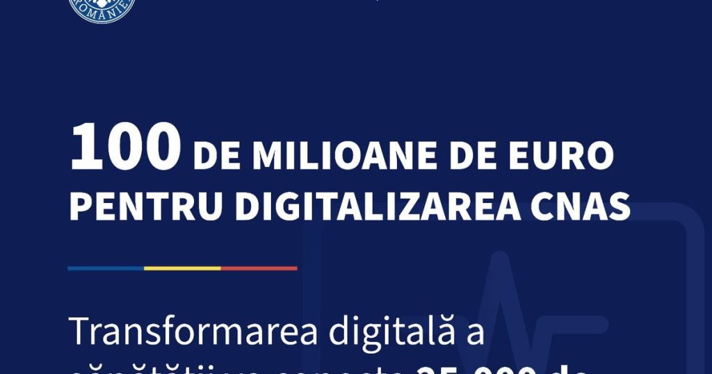 CNAS receives 100 million euros for digitizing the system
