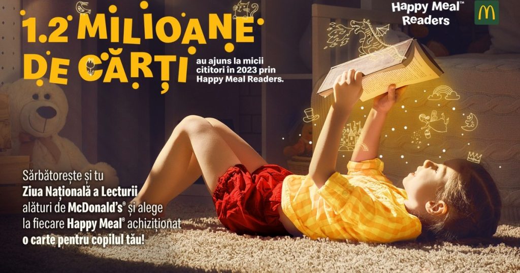 McDonald's® encourages reading through the Happy Meal™ Readers program