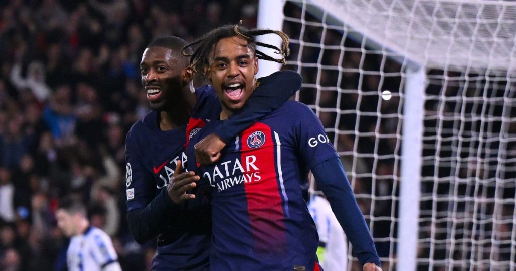 Real Sociedad lost to PSG in the round of 16 of the Champions League