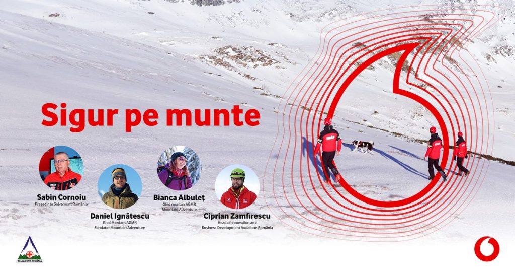 Vodafone and Salvamont launch #SigurPeMunte, the first mountain education campaign