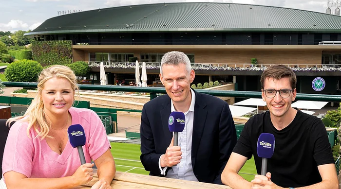 Catherine Whitaker, David Law and Matt Roberts = The Tennis Podcast