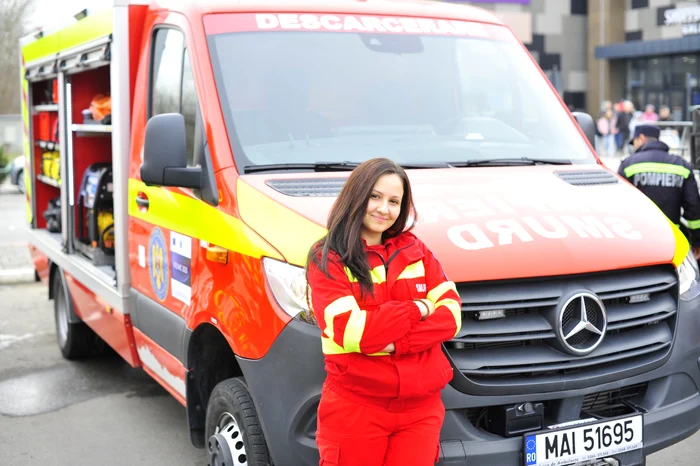 Briana Mihaela is a rescuer by passion PHOTO: ISU Galati