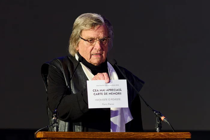 Florin Piersic, one of the prominent people invited to the Bookzone Literary Awards Gala