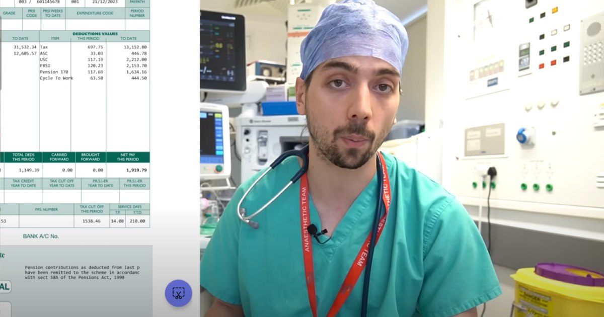 A Romanian doctor established in Ireland makes his income public.  How much does he earn compared to the salary in Romania |  VIDEO