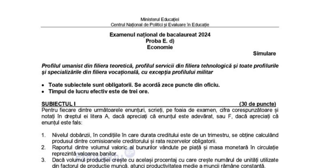 Baccalaureate 2024 simulation. Subjects of your choice at the HUMAN profile.  DOCUMENT