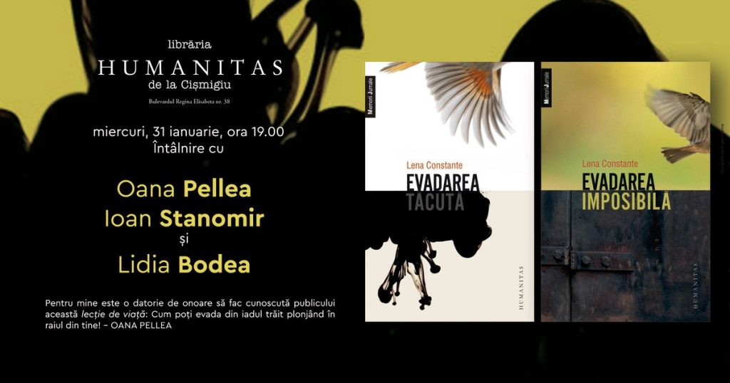 Debate with Oana Pellea and Ioan Stanomir about Lena Constanta's diary from communist prisons
