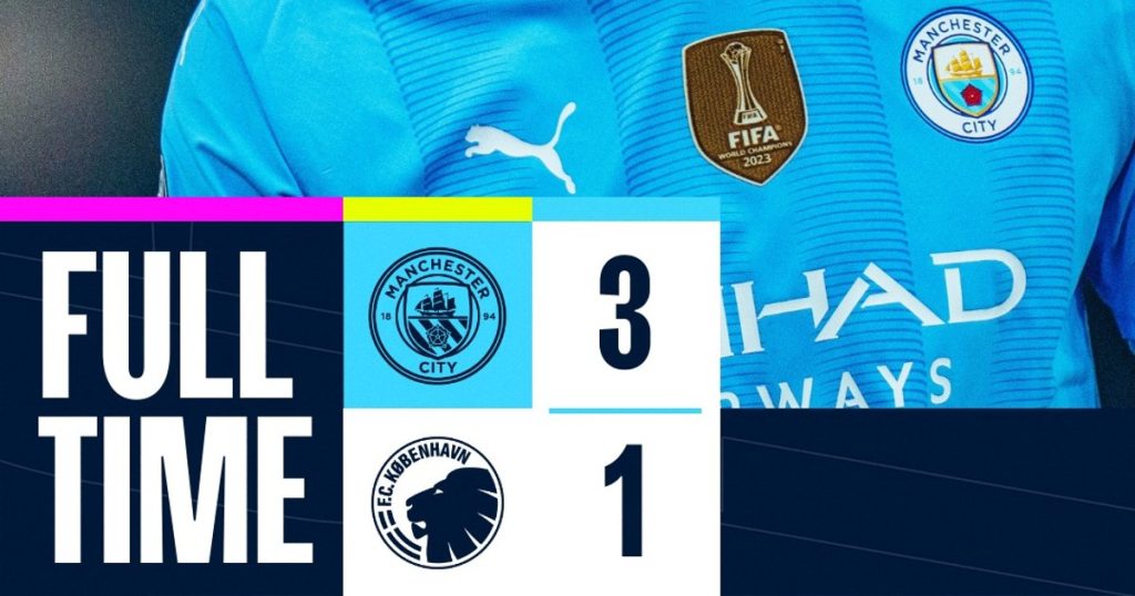 Manchester City qualified after a clear victory in the quarter-finals of the Champions League