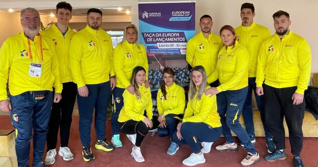Medals for Romanian athletes participating in the European Throwing Cup