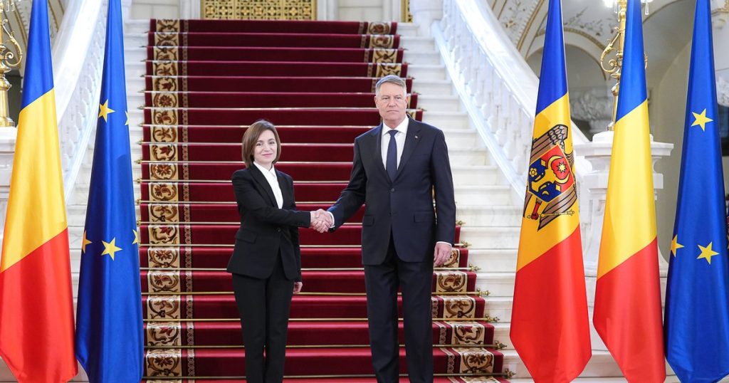 President Klaus Iohannis receives the President of the Republic of Moldova, Maia Sandu, in Cotroceni, before the EPP congress