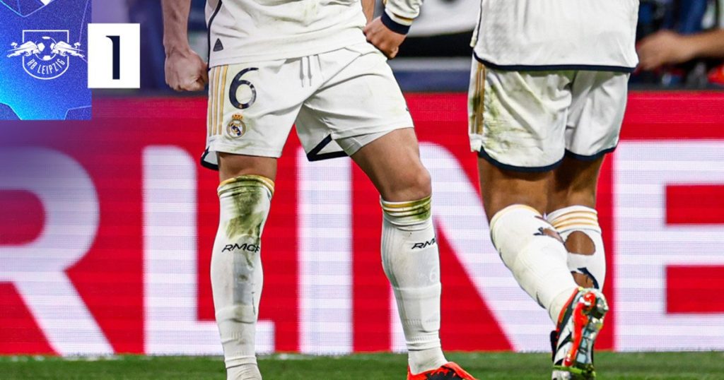 Real Madrid qualified for the quarterfinals of the Champions League after the draw with RB Leipzig (1-1)