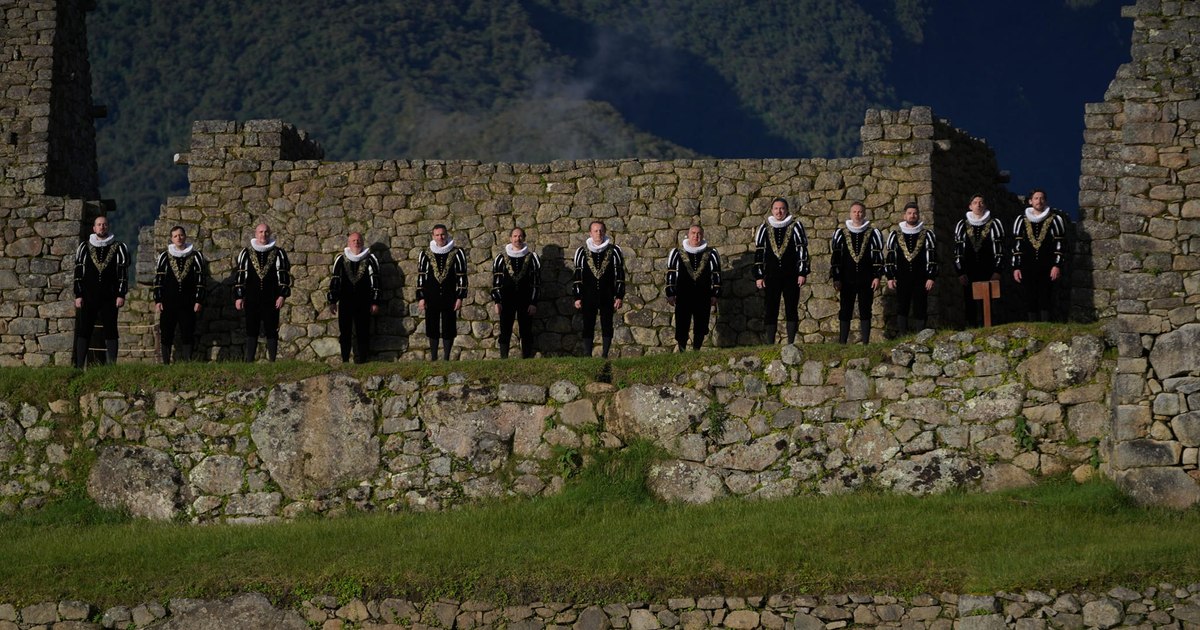 The Madrigal Choir films a historical video at Machu Picchu.  When will it be released