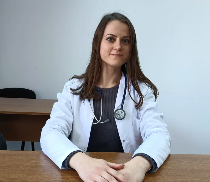 Bianca Făsui recommends that the sick go to the doctor as soon as possible: Photo Spital Gorj