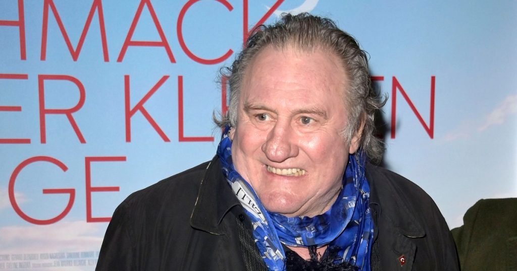 Actor Gerard Depardieu left the police station after eight hours of questioning