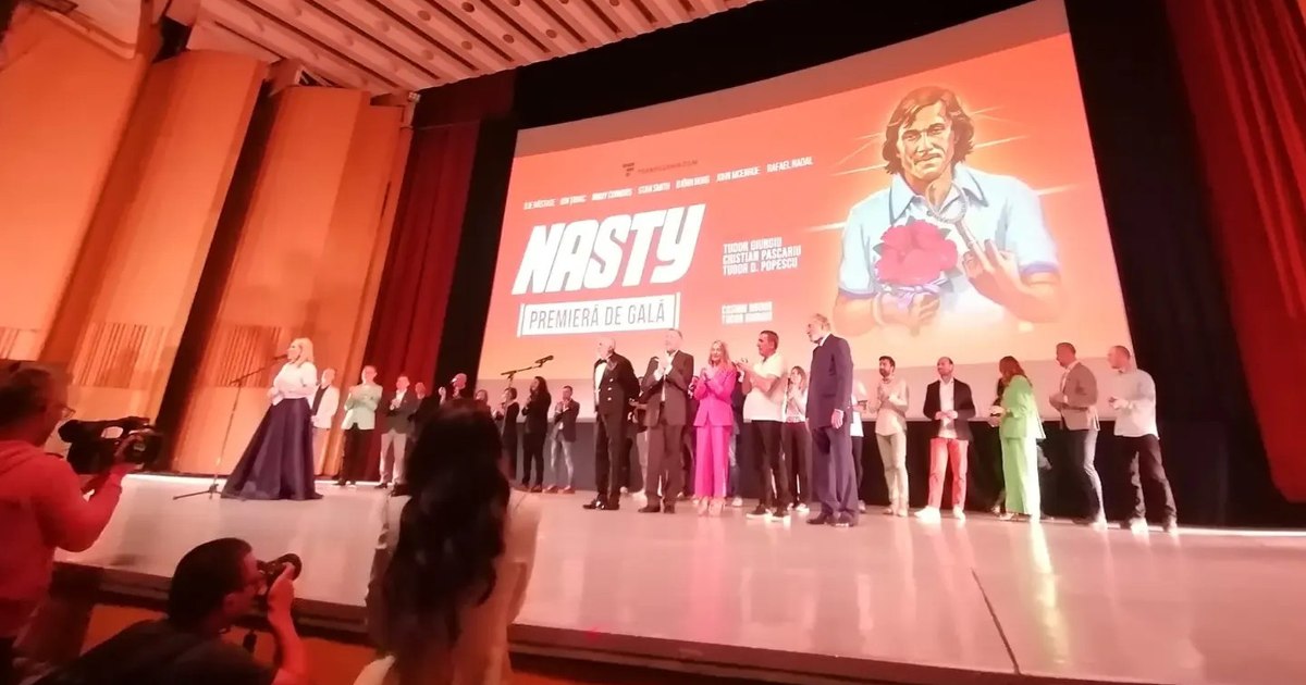 Loud names at the release of "Nasty", the film about the life of Ilie Năstase: Ion Ţiriac, Nadia Comăneci, Boris Becker, football heavyweights
