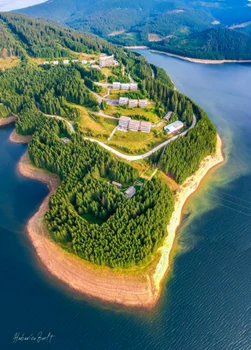 Vidra ghost resort - Voineasa on the shore of Vidra Lake in Vâlcea county Photo Szolt Habarics