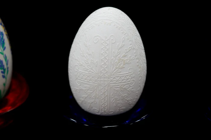Unique egg from the Ciocănești museum PHOTO Catalin Dumitrescu