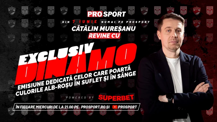 Cătălin Mureșanu has a successful show on prosport.ro