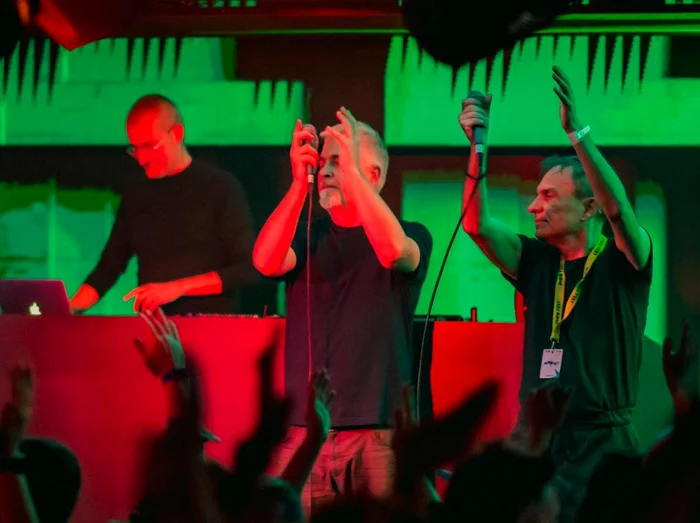 Junkyard and Dobrica, in the foreground at the concert. PHOTO: personal archive