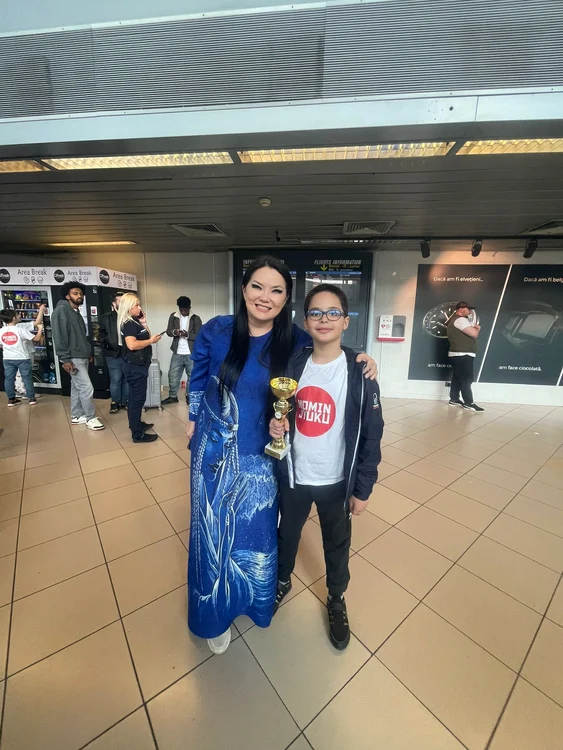 Theodor Marcu with Nomin Damdin, the one who prepared his personal archive for the PHOTO competition