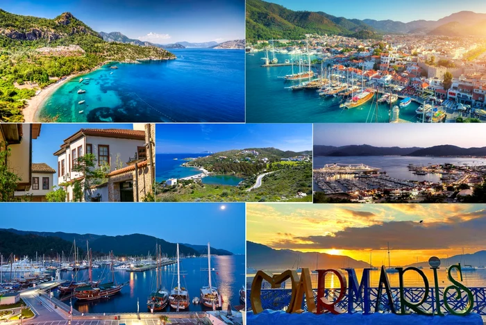 Marmaris Turkey - Paradise at the meeting place of the Aegean Sea and the Mediterranean Photo Collage 
