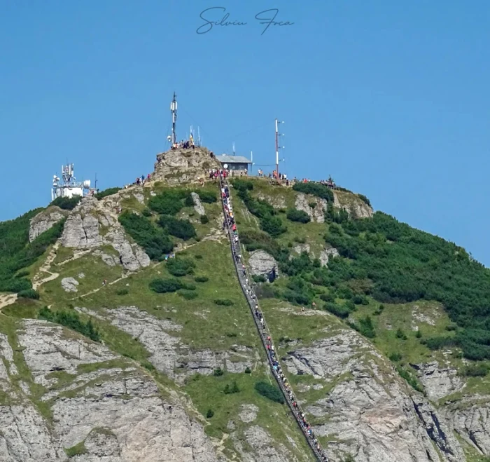 The stairs on the top of Toaca PHOTO Siliviu Foca