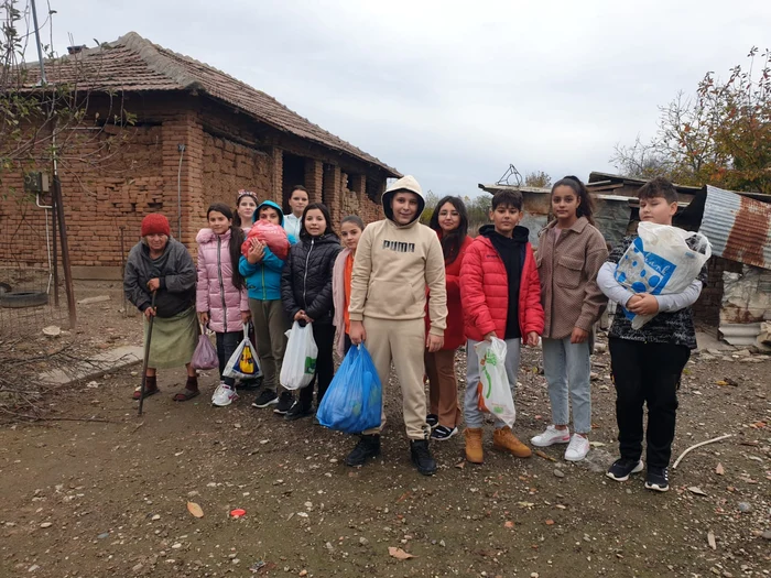 The teacher visits with her students children abandoned by their own families PHOTO personal archive