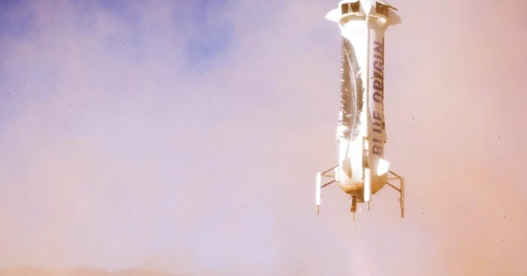 A Blue Origin rocket, with six tourists on board, will be launched on Sunday