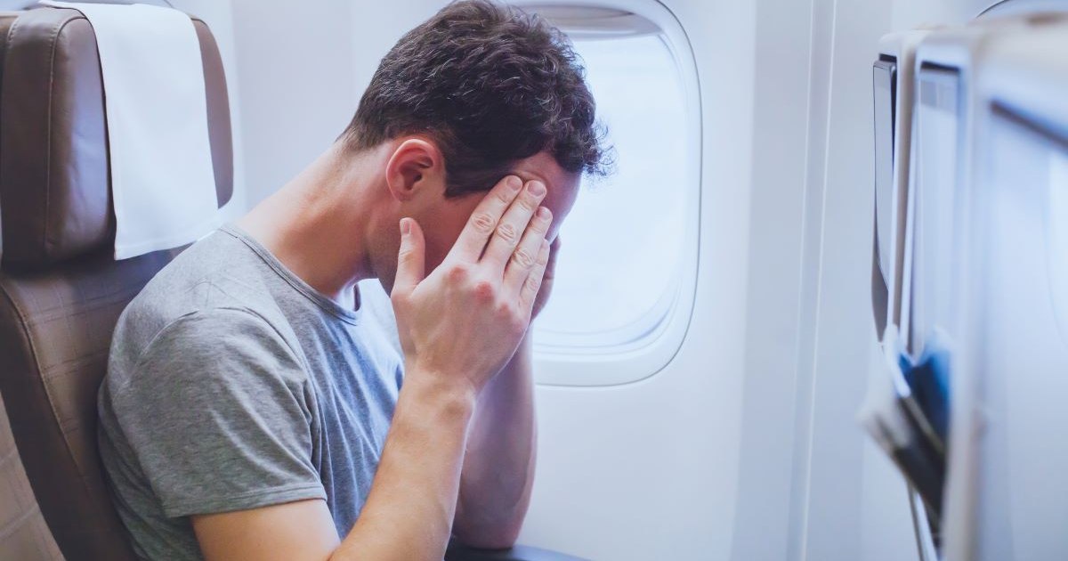 Can't sleep on the plane?  What are the four steps that can help you?