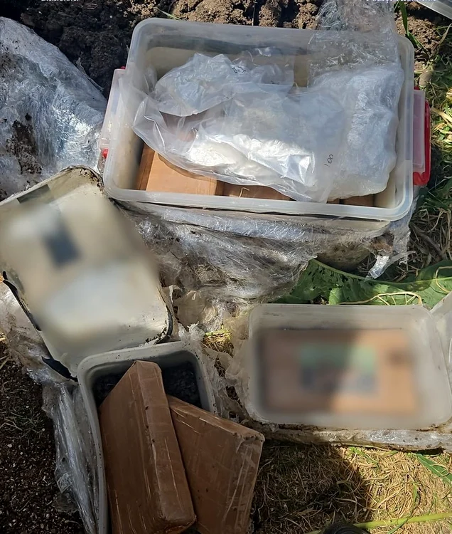 14 kilograms of cocaine found in Mihăilești PHOTO: DIICOT