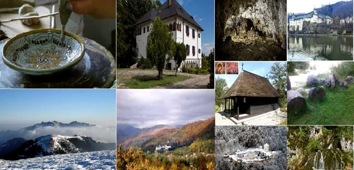 Treasures of Oltenia under the Mountain Photo Collage