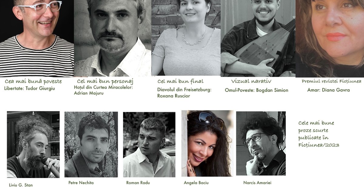"Fiction" awards 2024. Tudor Giurgiu and Adrian Majuru, among this year's winners