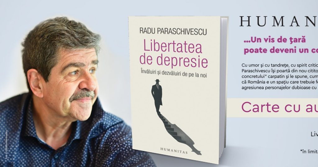 "Freedom from Depression", by Radu Paraschivescu, a new type of book about the Cațavenci