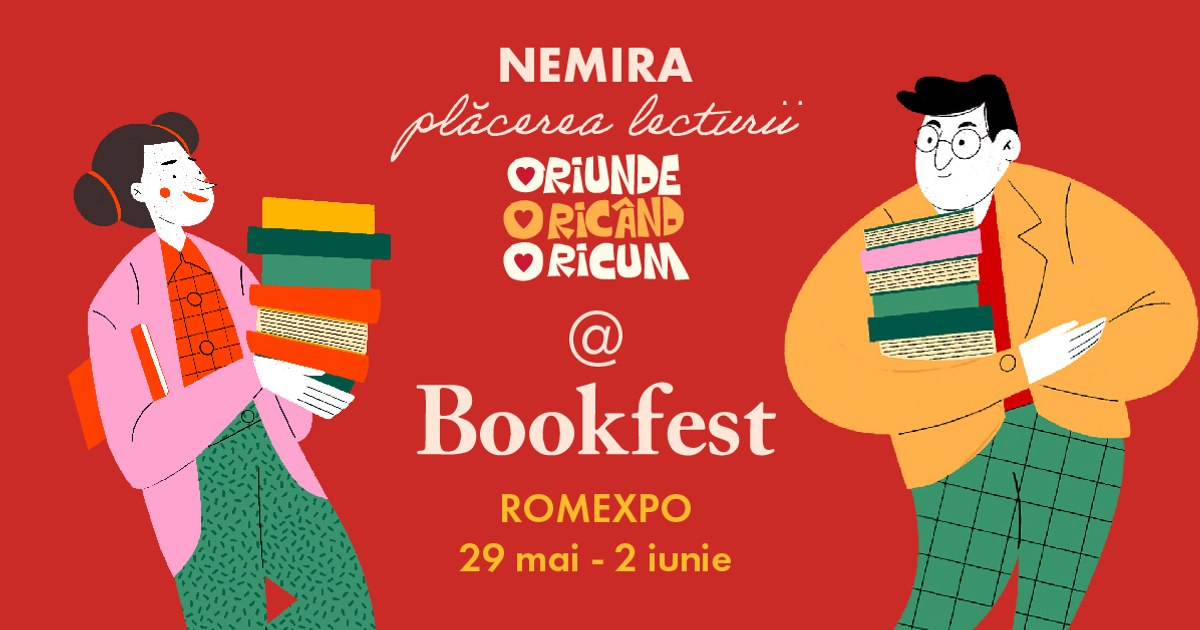 Nemira, NEZUMI and NEMI come to Bookfest with news, special offers and the perfect holiday titles