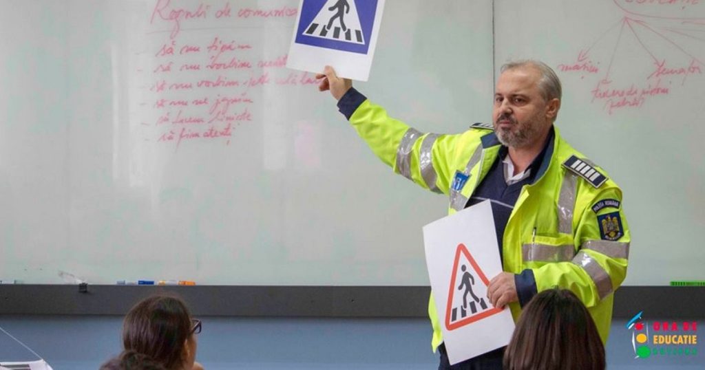 Road education lessons, introduced last year in schools