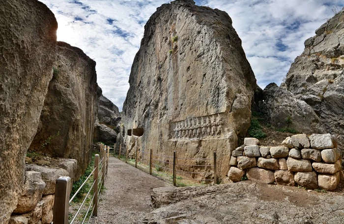 Archaeological site on the Hittite Route in Turkey