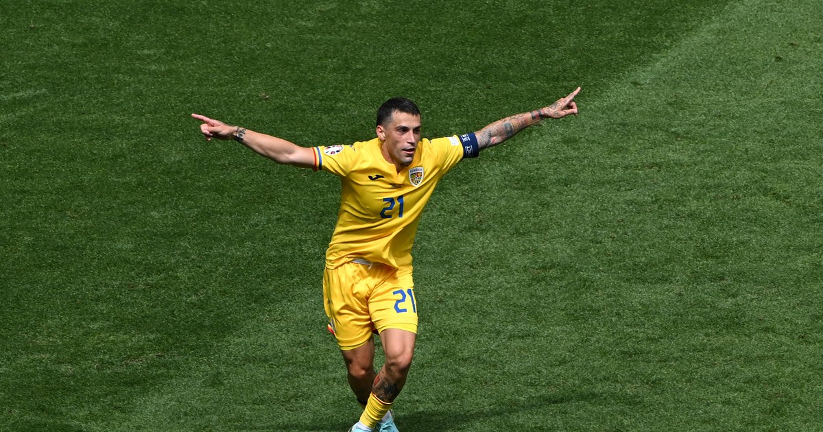 Captain Stanciu, praised by the international press after the sensational goal against Ukraine.  "The ball kissed the net"