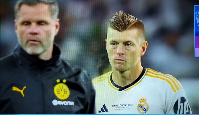 Toni Kroos, in the last match for Real Madrid.  Capture TV