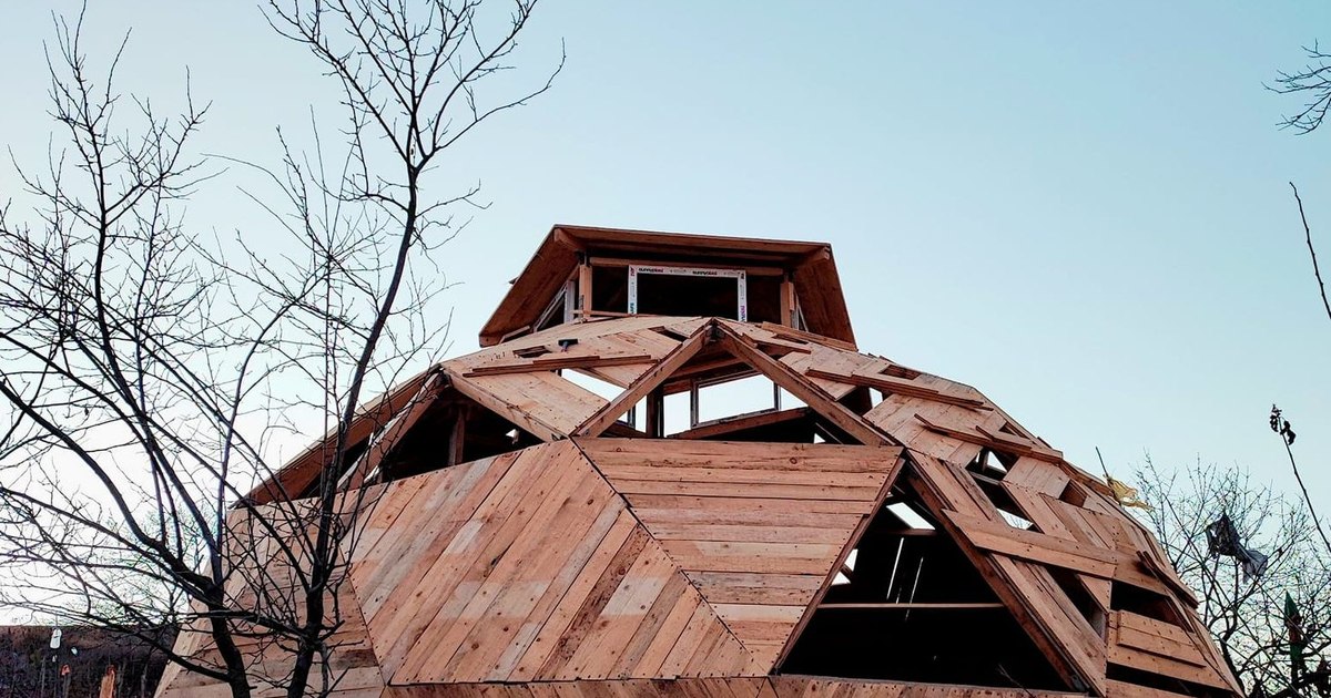 How much is the UFO house built by a Romanian for less than a studio apartment.  "He thought the boiler was faulty and it was running non-stop, it was so hot"