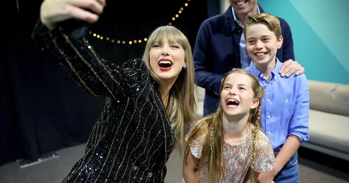 Prince William, George and Charlotte selfie backstage with Taylor Swift on tour in London: 'A wonderful evening'