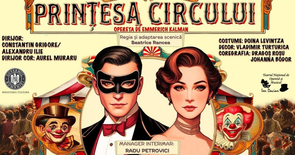 "Princess of the Circus", premiering at the Operetta Theatre.  Big names sign the direction and the costumes
