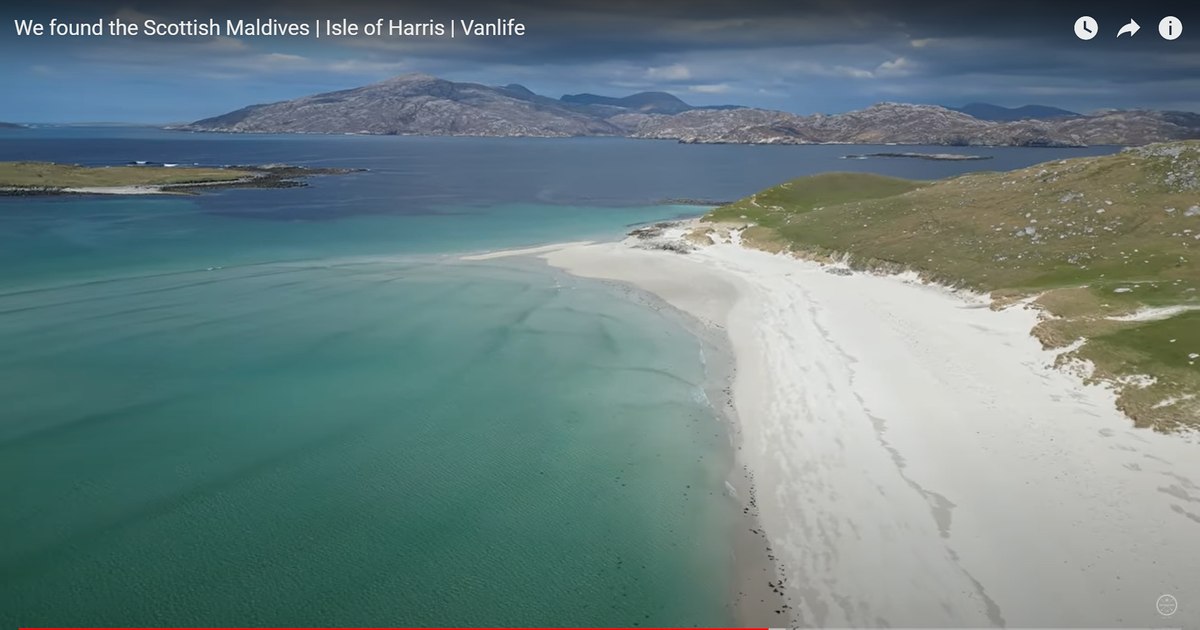 Secret beach with turquoise water and white sand.  Where is it.  "I feel like I've died and gone to heaven."  VIDEO