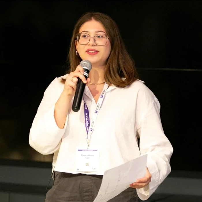 Bianca Ivan, president of the student council