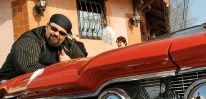 Piedone is passionate about vintage cars Photo: Archive