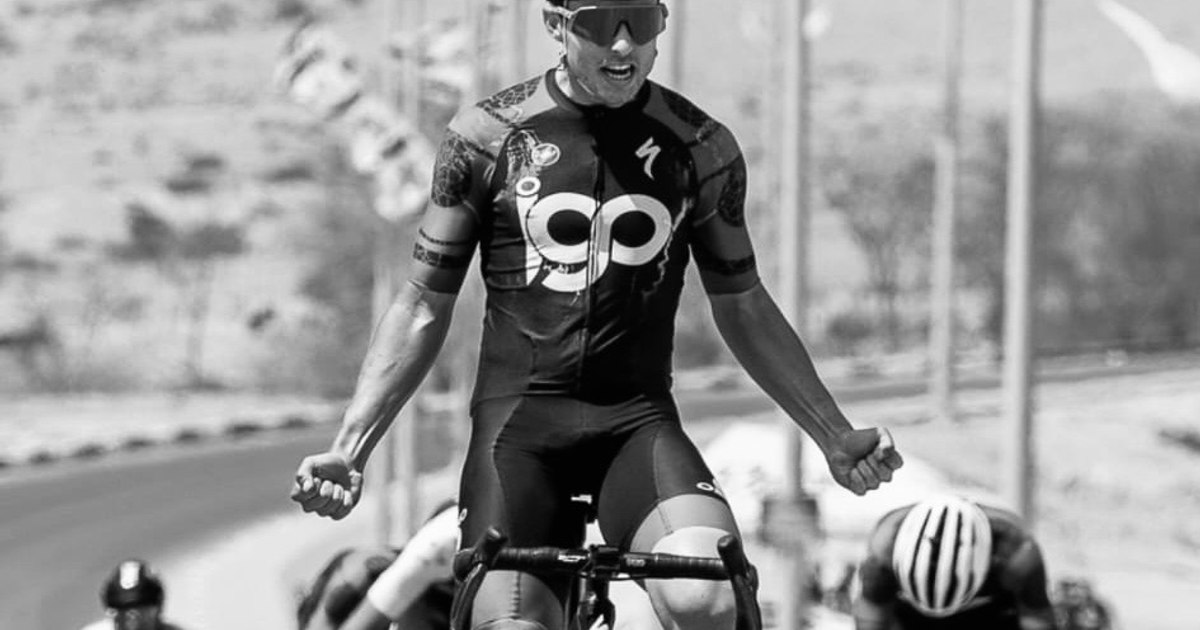 Young cyclist, smashed by a drunk driver.  "How sad, he was amazing, always smiling and just turned 21"