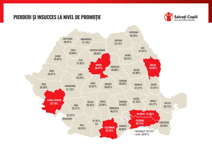 Loss and failure map by Save the Children