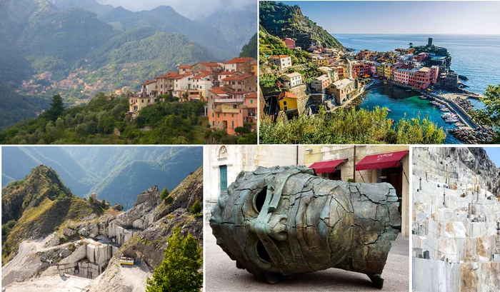 Massa Carrara Italy Collage