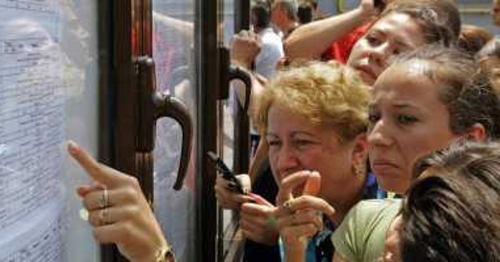 Baccalaureate grades after appeals.  The website of the Ministry of Education faced technical problems