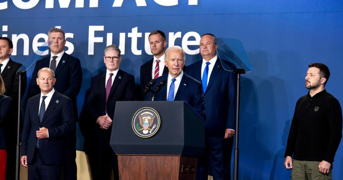 Ciucă, at ​​the NATO summit, pictured with important leaders: "Some politicians in Romania believe that politics can be done through posts on Facebook and noise on TV"