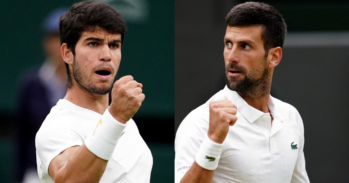 Djokovic - Alcaraz, the Wimbledon grand final.  The Serbian is playing for the first time this year with a trophy on the table